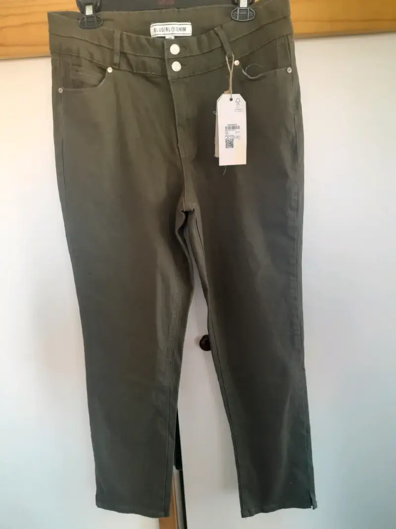 Pantalones verdes Blugirl Denim para mujer