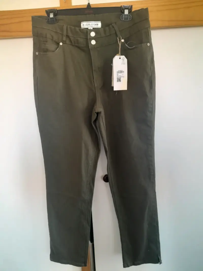 Pantalones verdes Blugirl Denim para mujer - 6