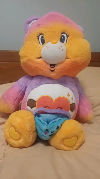 Peluche Osito Multicolor con Corazón - miniatura 2