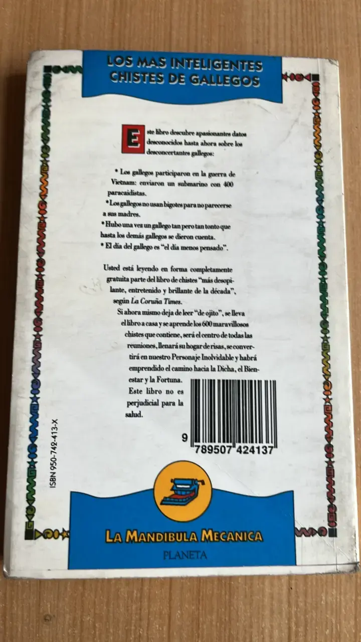 Libro 'Los Más Inteligentes Chistes de Gallegos' de Pepe Muleiro - 2