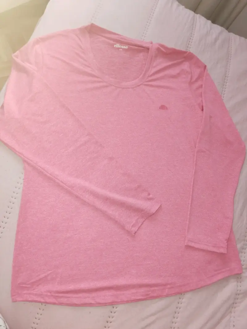 Polera manga larga rosa Ellesse para mujer - 1