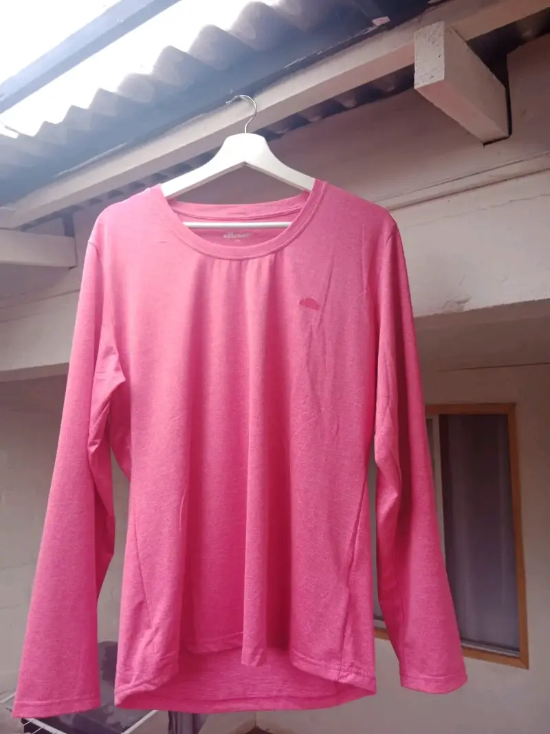 Polera manga larga rosa Ellesse para mujer - 2