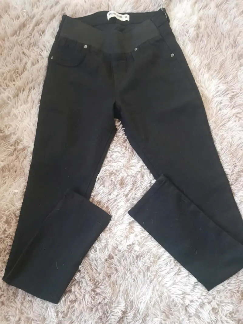 Pantalones negros de maternidad Weekend Jeans