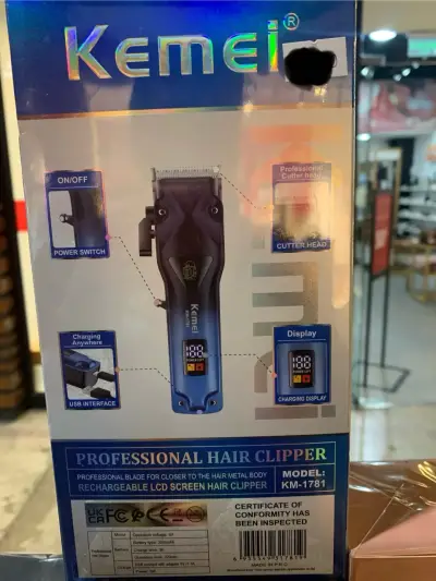 Cortadora de Pelo Kemei KM-1781 Recargable - miniatura 2