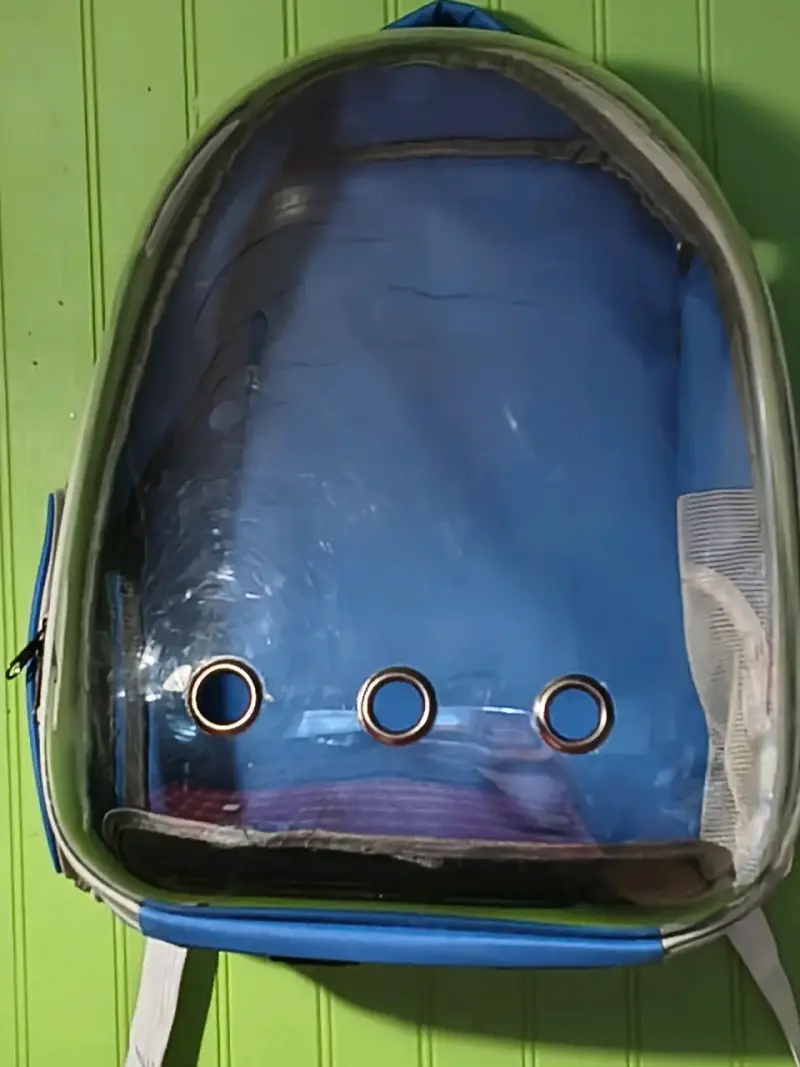 Mochila transportadora para mascotas con ventana transparente - 1