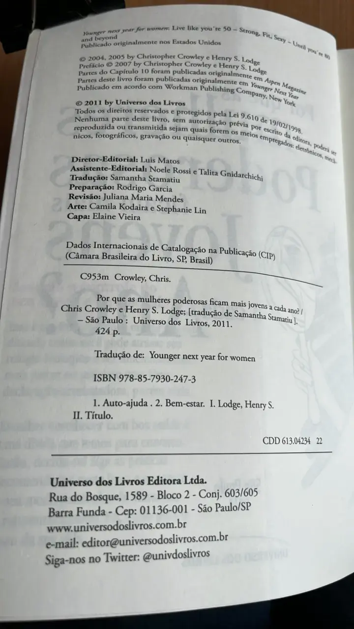 Libro 'Por que as mulheres poderosas ficam mais jovens a cada ano?' - 3