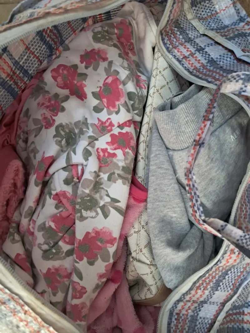Bolso de tela grande con cierre - 6