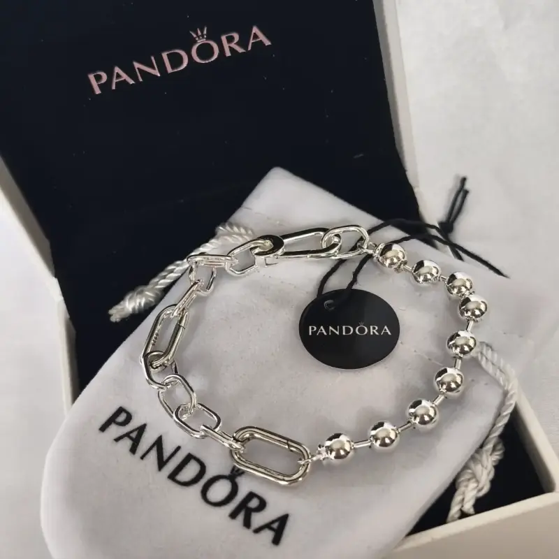 Pulsera de plata Pandora con diseño elegante - 3