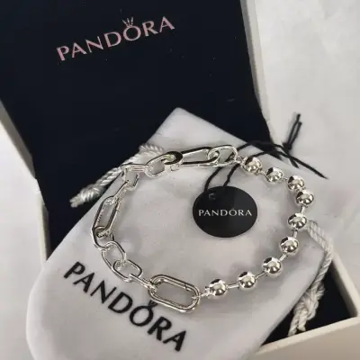 Pulsera de plata Pandora con diseño elegante - miniatura 3