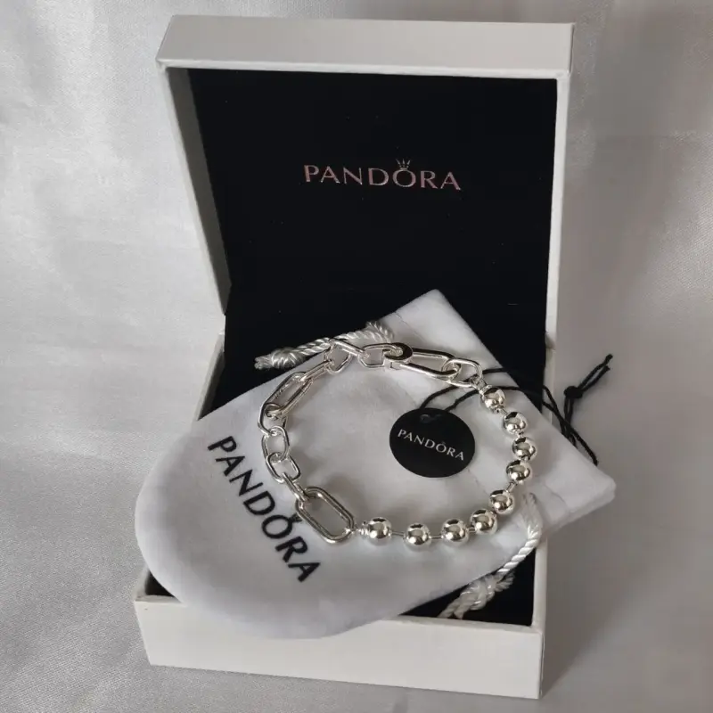 Pulsera de plata Pandora con diseño elegante - 5