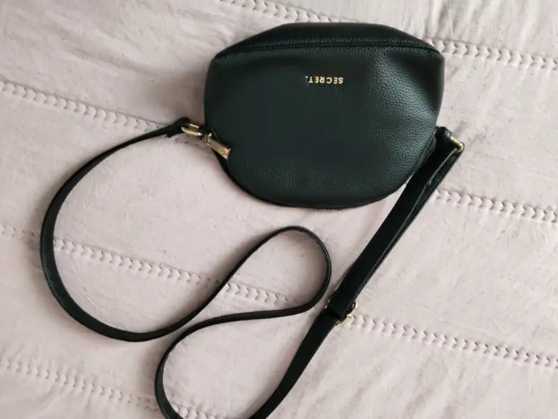 Cartera cruzada negra Secret de cuero sintético - 1