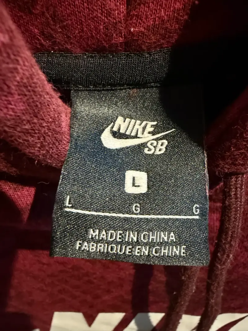 Polerón Nike SB burdeos con capucha - 2