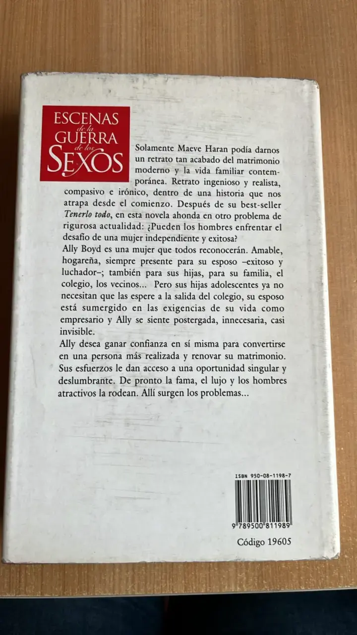 Libro 'Escenas de la Guerra de los Sexos' de Maeve Haran - 2
