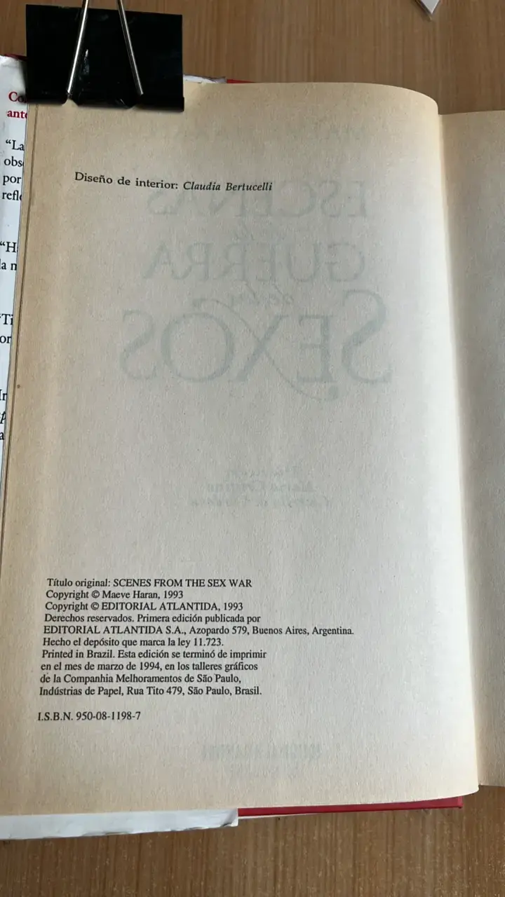 Libro 'Escenas de la Guerra de los Sexos' de Maeve Haran - 4