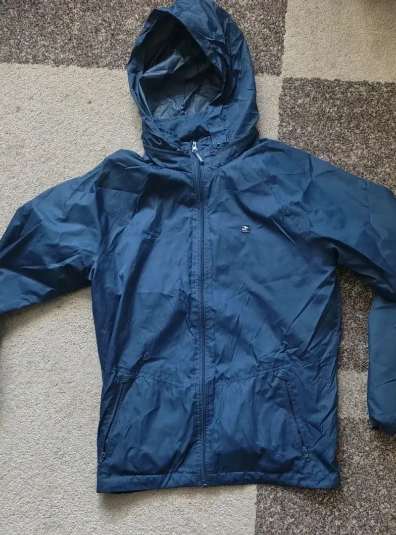 Chaqueta cortaviento azul para hombre - 3