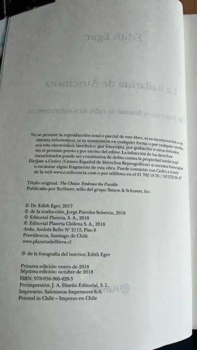 Libro 'La Bailarina de Auschwitz' de Edith Eger - miniatura 3