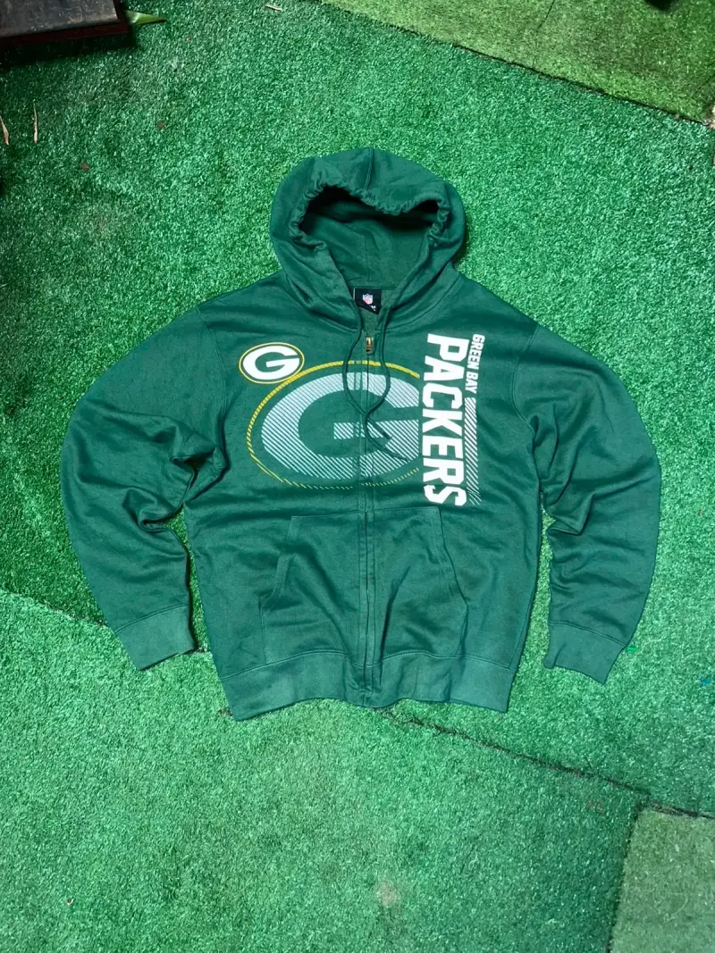 Polerón con capucha Green Bay Packers verde - 2