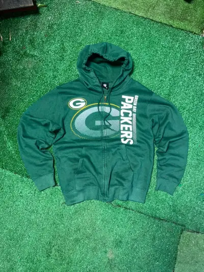 Polerón con capucha Green Bay Packers verde - miniatura 2