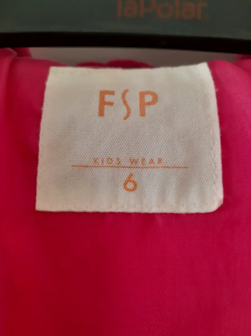 Chaqueta de felpa rosada con capucha para niña - 4