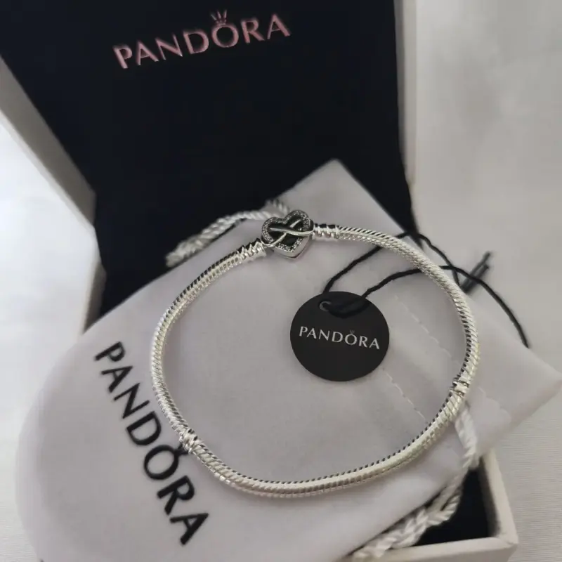Pulsera de plata 925 corazon infinito Pandora - 1