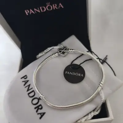 Pulsera de plata 925 corazon infinito Pandora - miniatura 1