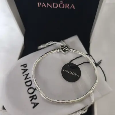 Pulsera de plata 925 corazon infinito Pandora - miniatura 2