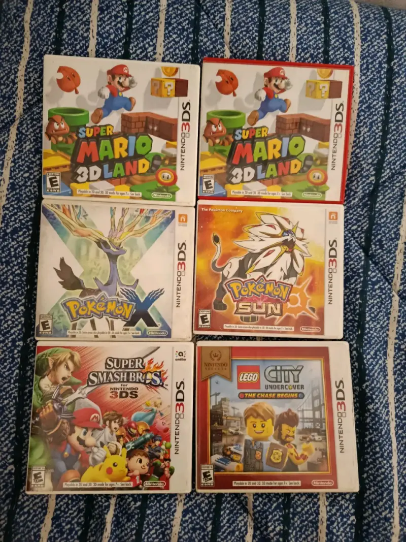 Colección de juegos Nintendo 3DS: Mario, Pokémon y más