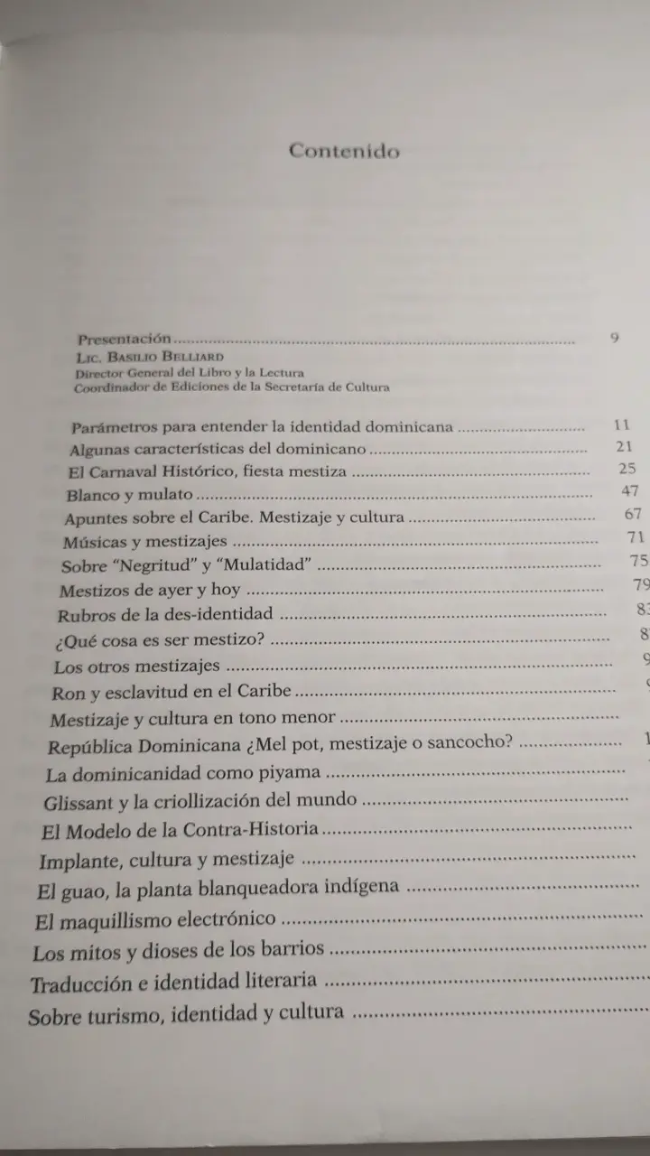 Libro 'Mestizaje, Identidad y Cultura' de Marcio Veloz Maggiolo - 3