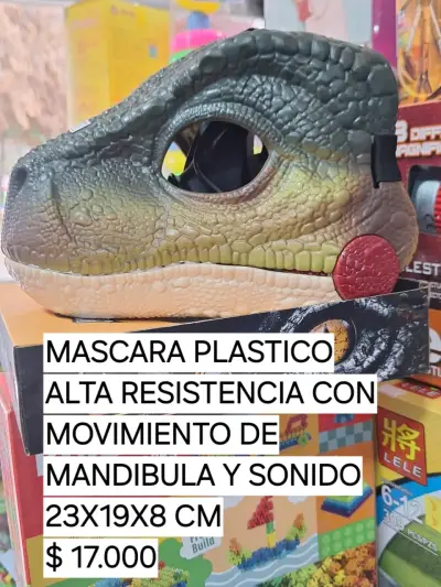 Máscara de dinosaurio para niños - miniatura 3