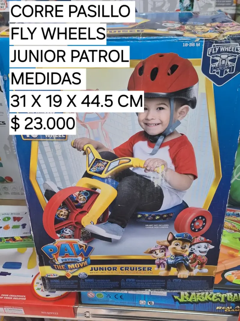 Triciclo Infantil Paw Patrol Junior Cruiser - 3