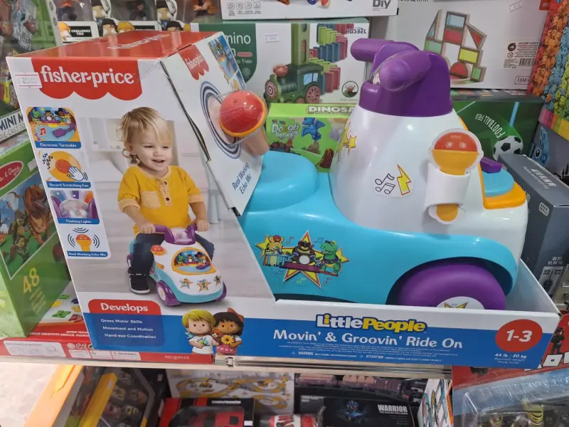 Montable infantil Fisher-Price Little People con luces y sonidos - 1