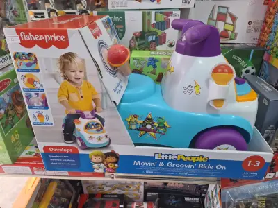 Montable infantil Fisher-Price Little People con luces y sonidos - miniatura 1