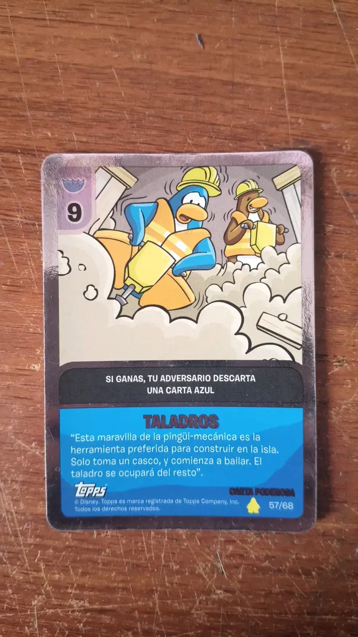 Carta coleccionable Club Penguin Taladros - 1