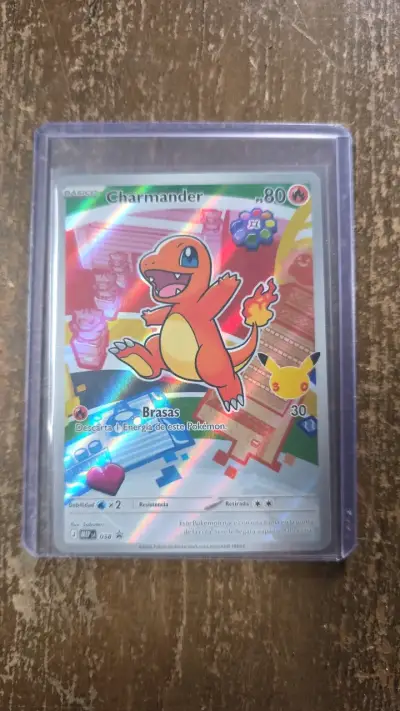 Carta Pokémon Charmander holográfica edición especial - miniatura 1