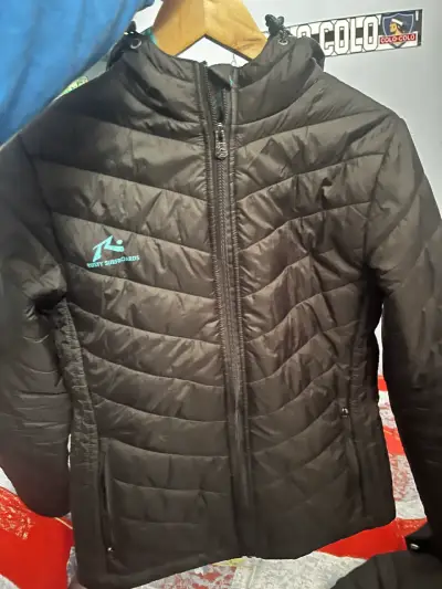 Chaqueta acolchada negra Rusty para hombre - miniatura 1