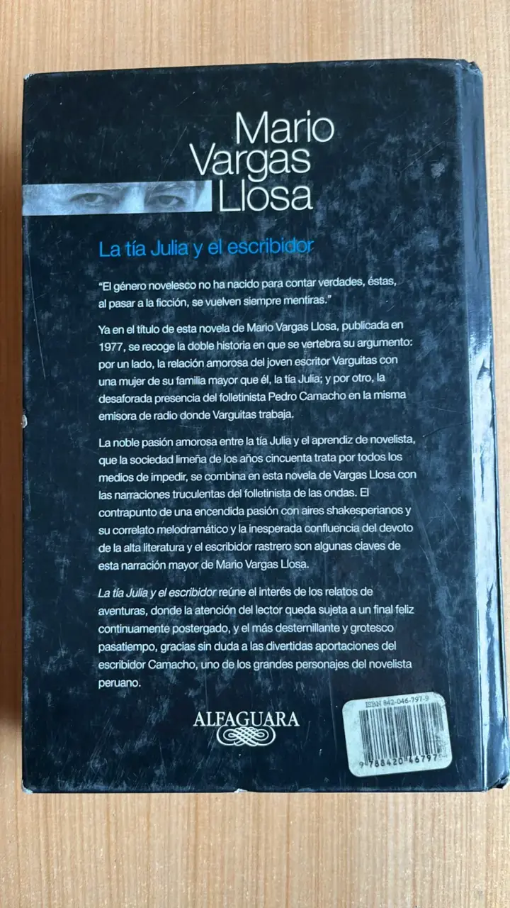 Libro 'La tía Julia y el escribidor' de Mario Vargas Llosa - 2