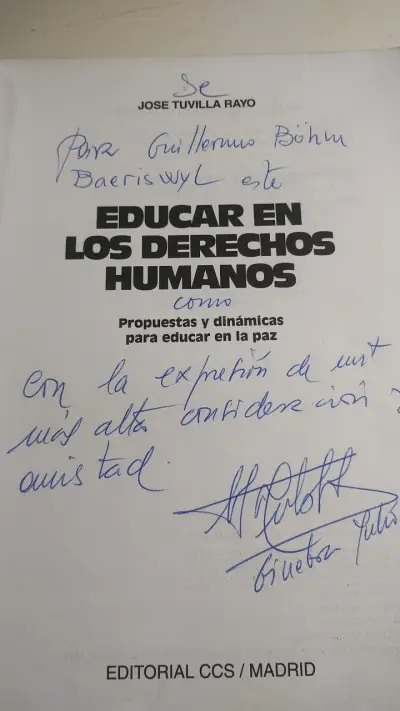 Libro Educar en los Derechos Humanos de José Tuvilla Rayo - miniatura 2