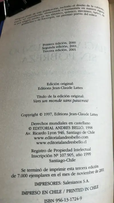 Libro 'Hacia un Mundo Sin Pobreza' de Muhammad Yunus - miniatura 3