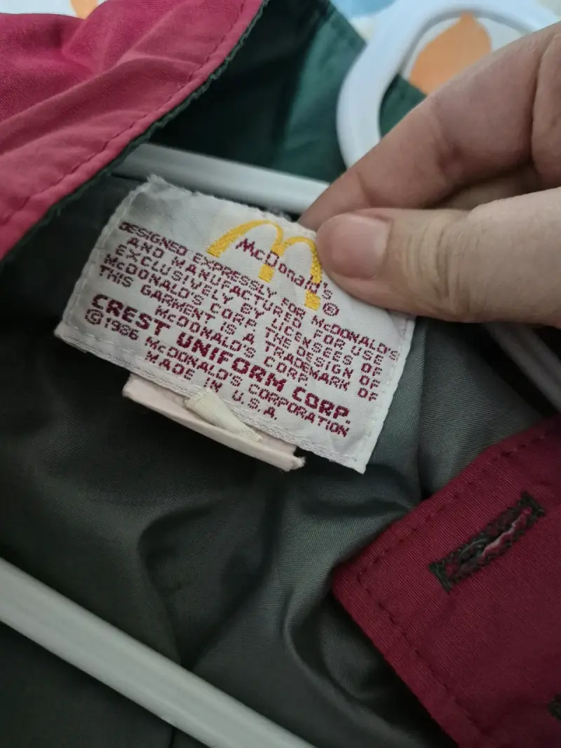 Chaqueta roja vintage McDonald's - 3