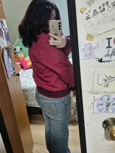 Chaqueta roja vintage McDonald's - miniatura 6