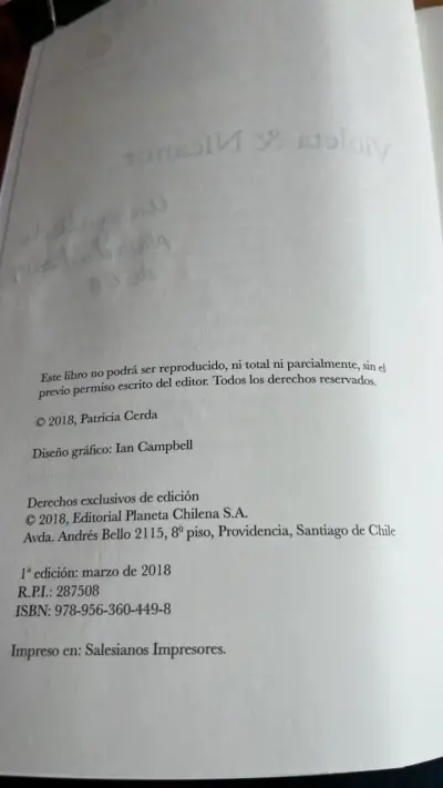 Novela 'Violeta & Nicanor' de Patricia Cerda - miniatura 3
