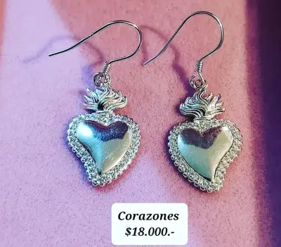 Aros colgantes en plata - miniatura 2