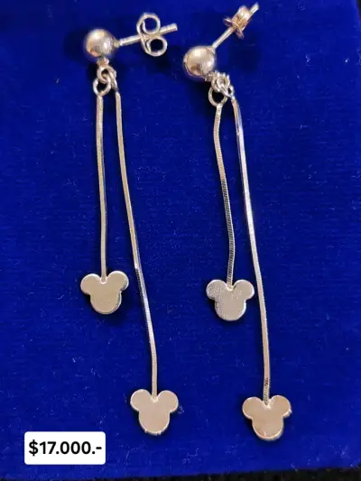 Aros colgantes en plata - miniatura 4
