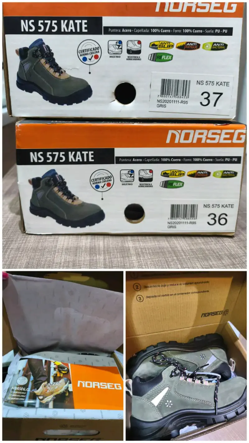 Botas de seguridad Norseg NS 575 Kate gris
