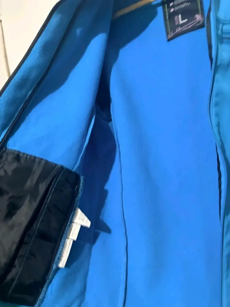 Chaqueta softshell azul talla L - 4