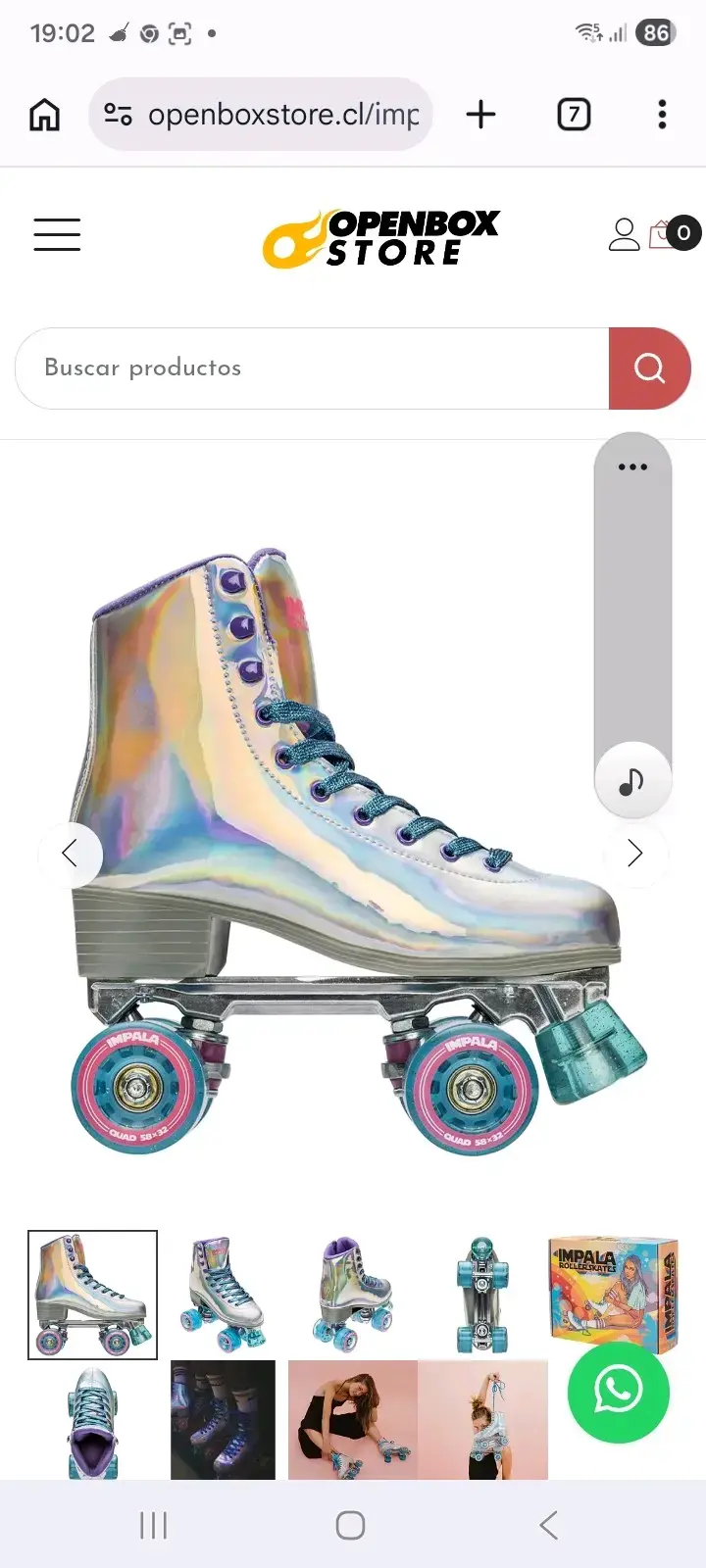 Patines Impala Quad Holográficos - 1