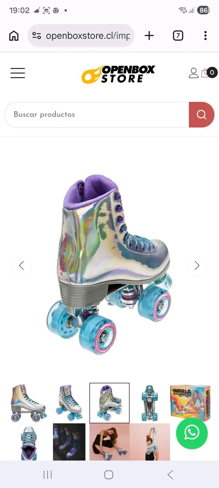 Patines Impala Quad Holográficos - 2