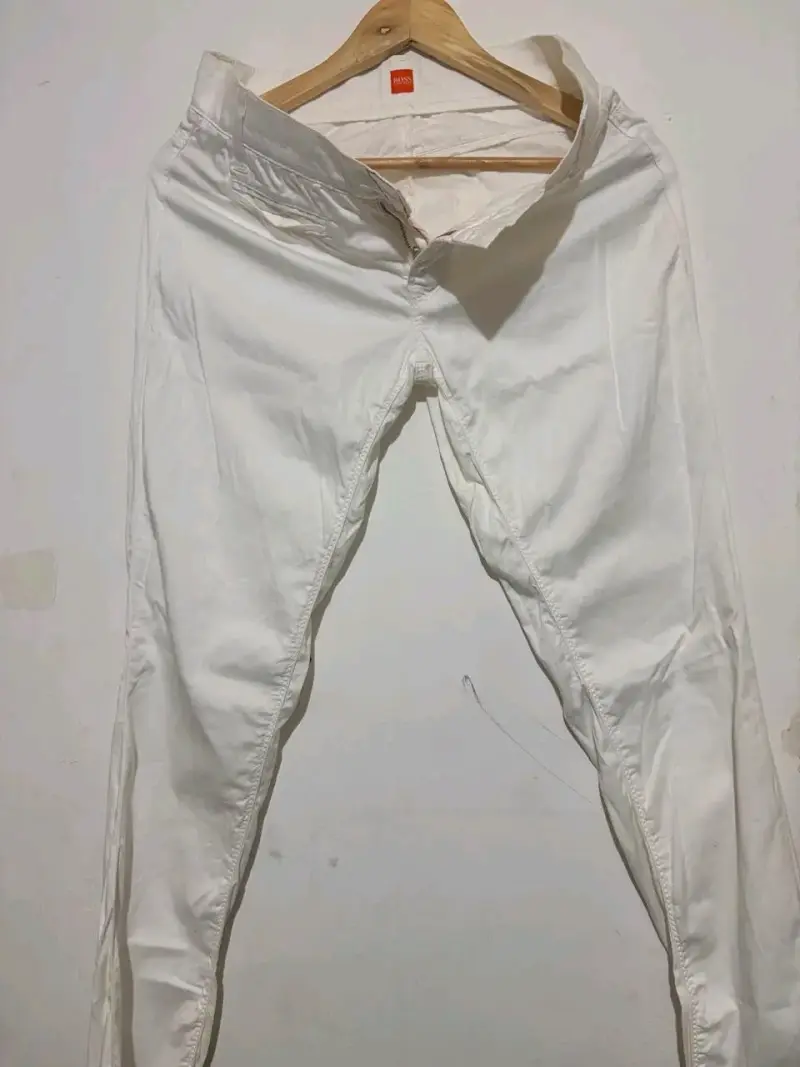 Pantalon blanco Hugo Boss - 1