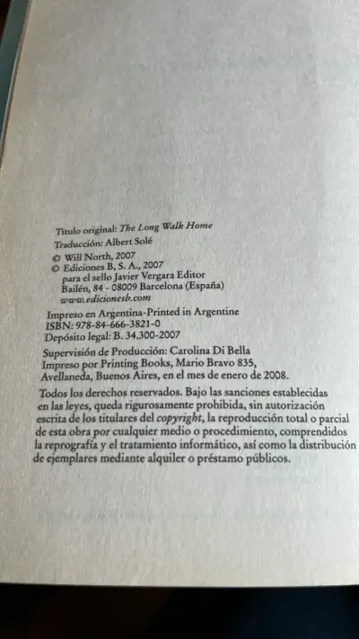 Libro 'El largo camino a casa' de Will North - miniatura 3