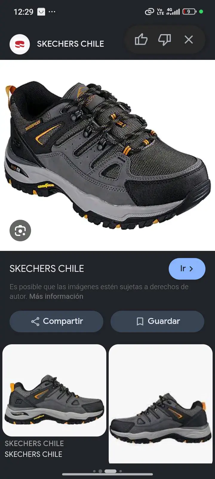 Zapatillas de trekking Skechers impermeables - 1